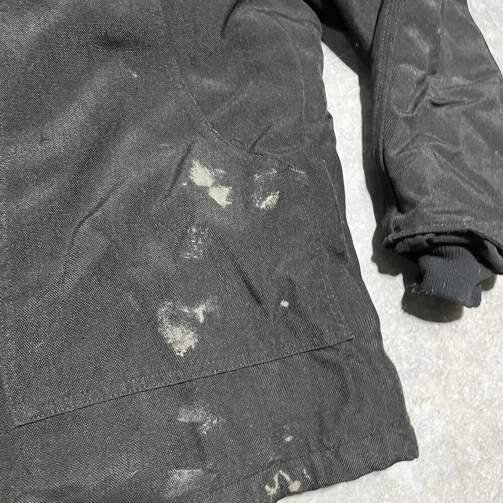 Vintage Carhartt Chore Black Jacket Size XL Union Made - Picture 2 of 7